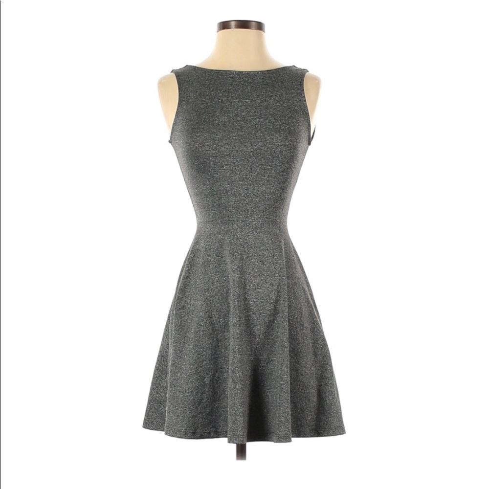 H&M Divided Grey Reversible A-Line Dress